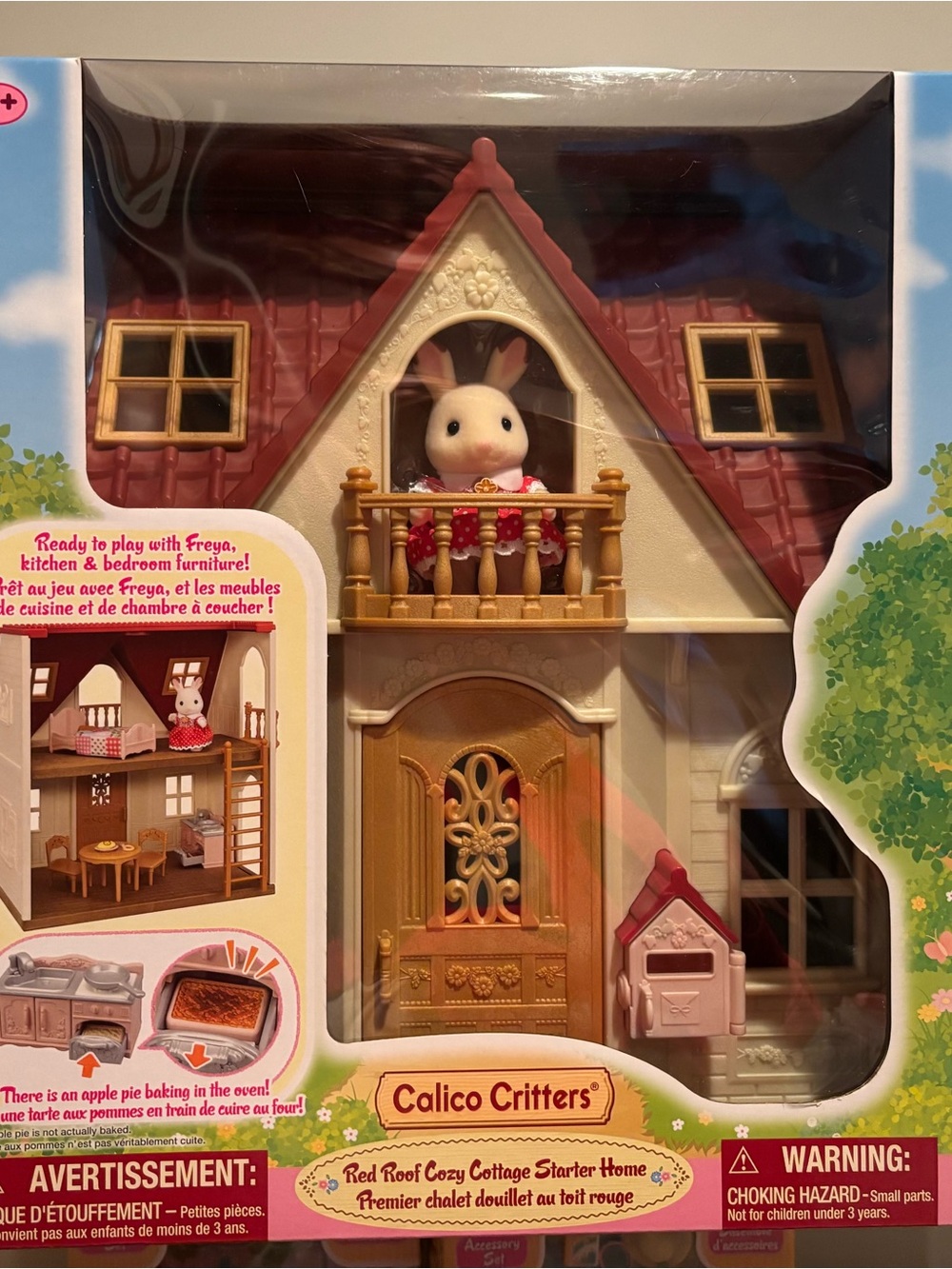 Calico Critters Red & Cream Cozy Cottage Starter Home Playset
